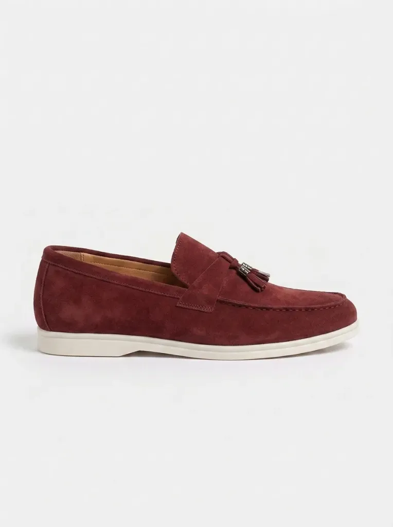 Suede Loafer Confort – Mocassin table en Daim