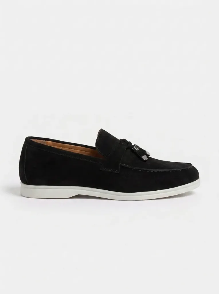Suede Loafer Confort – Mocassin table en Daim