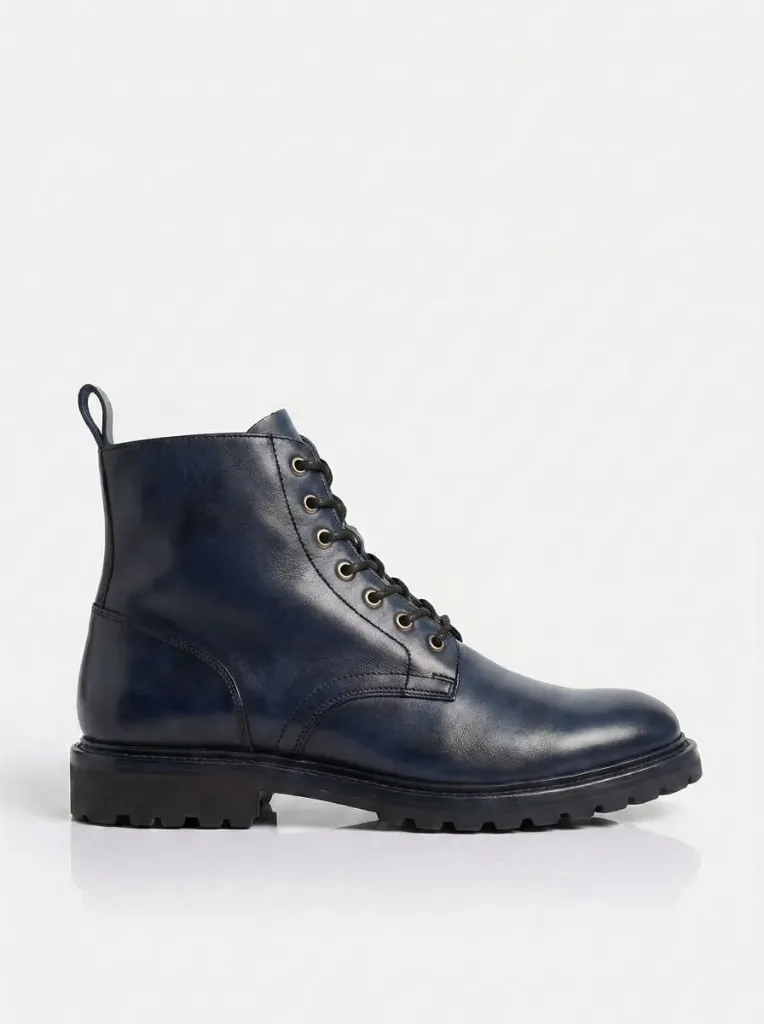 Lace Up Style – Boots en Cuir
