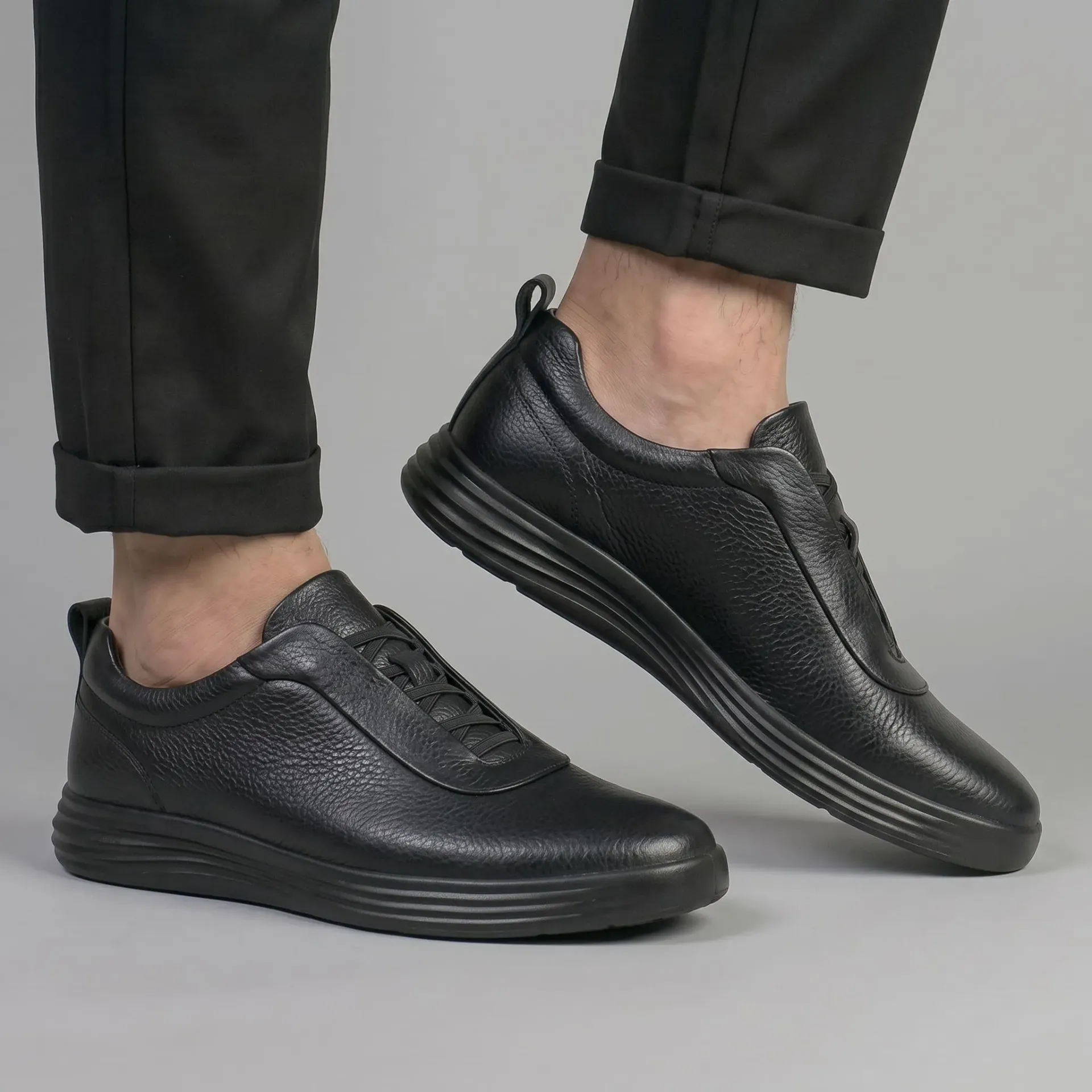BM101 Baskets en Cuir