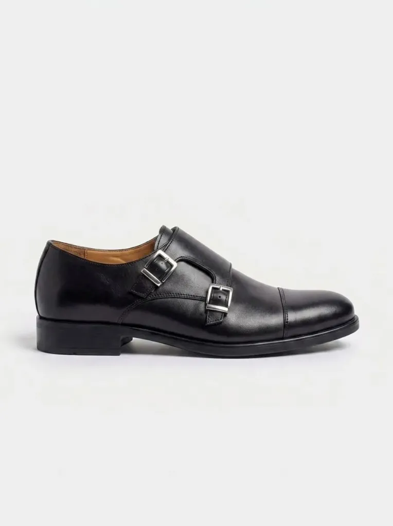 Double Monk Strap – Classique en Cuir